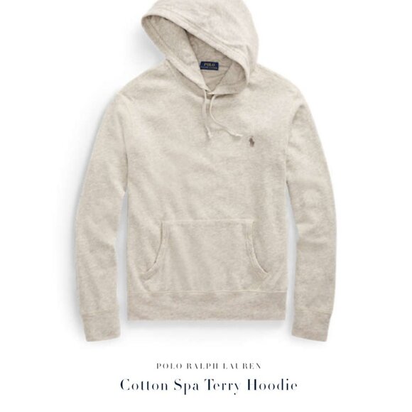 Polo Ralph Lauren Other - Polo Ralph Lauren Cotton Spa Terry Hoodie NWOT